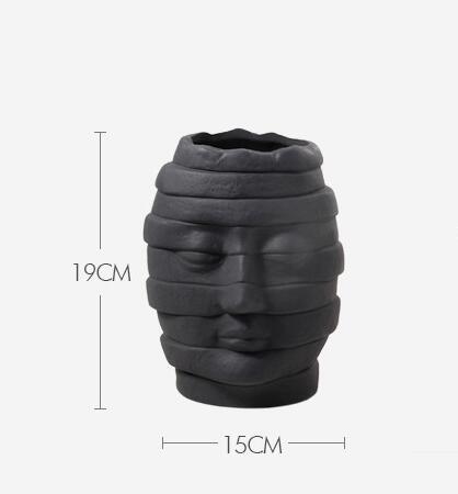 Timeless Faces Vase