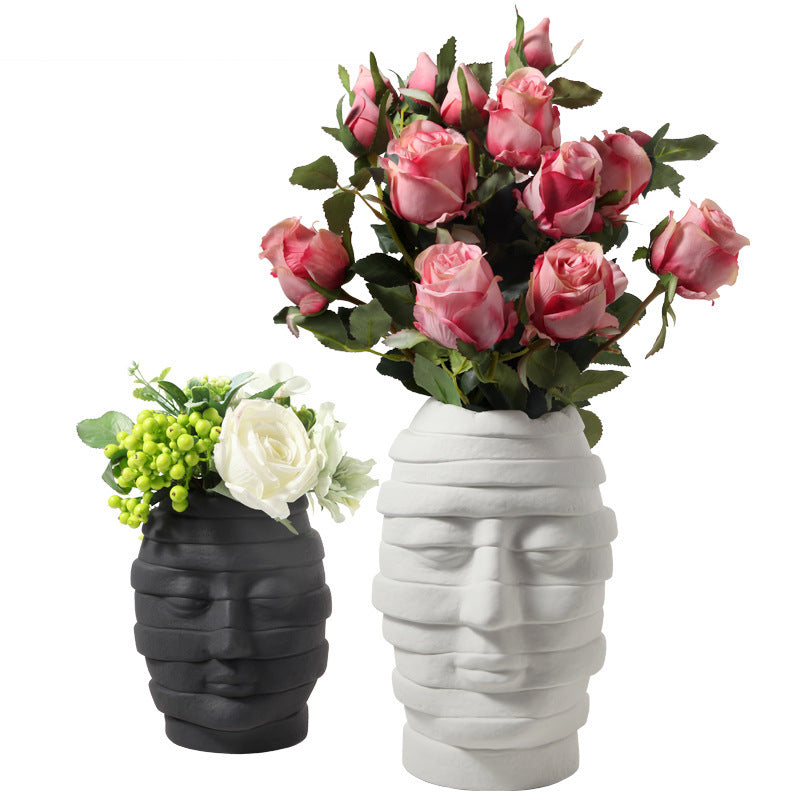 Timeless Faces Vase