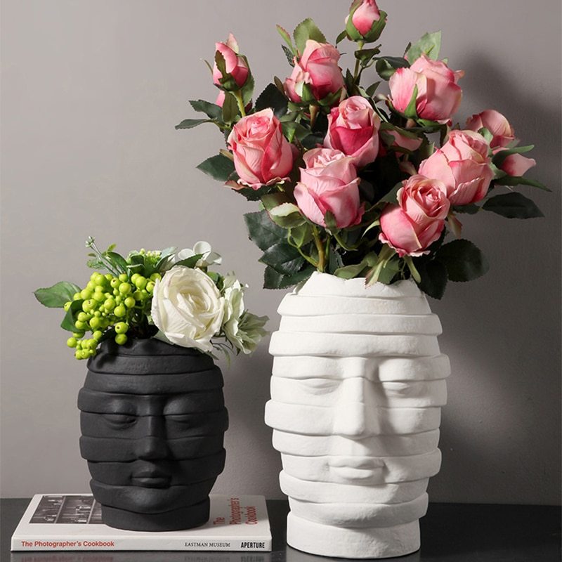 Timeless Faces Vase