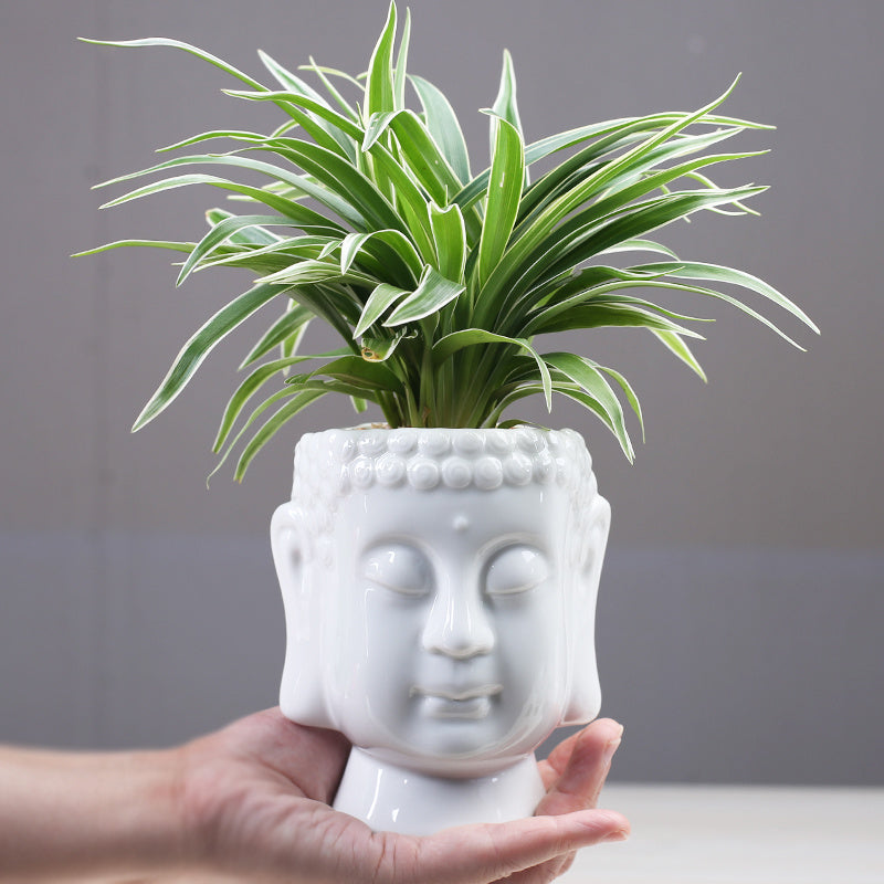Ceramic Buddha Flower Pot
