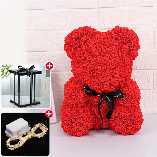 Rose Bear Gift Set