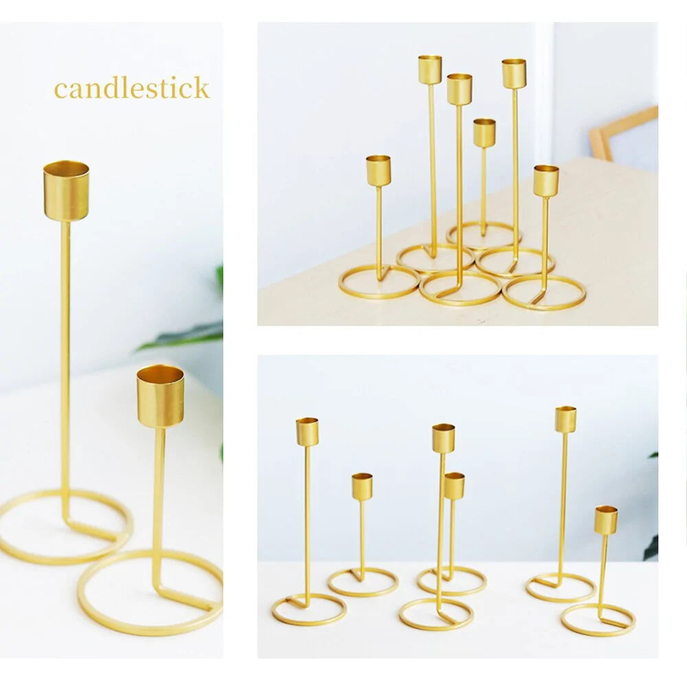 Gold Candle Holders