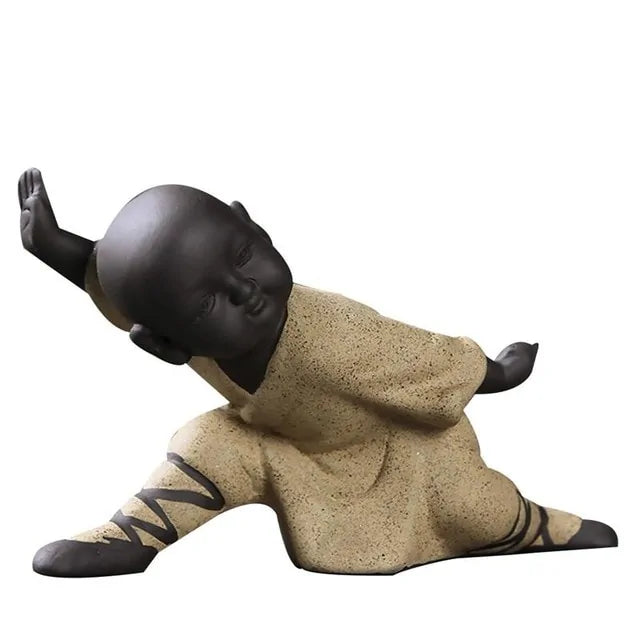 Kung Fu Monk Figurines