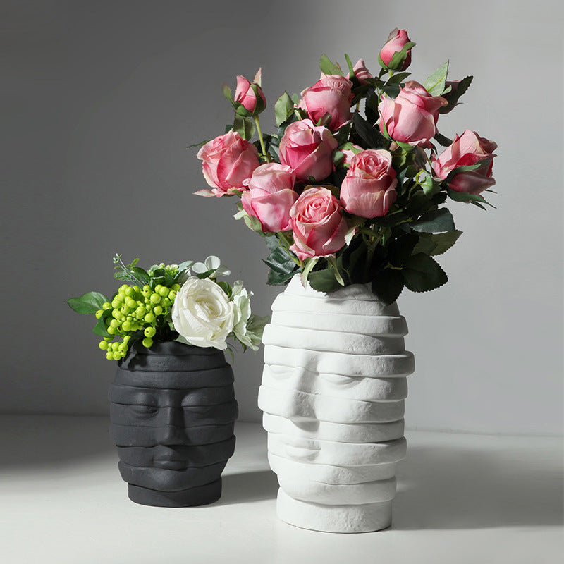 Timeless Faces Vase