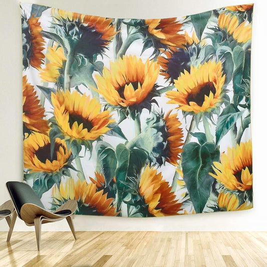 Golden Sunflower Wall Art