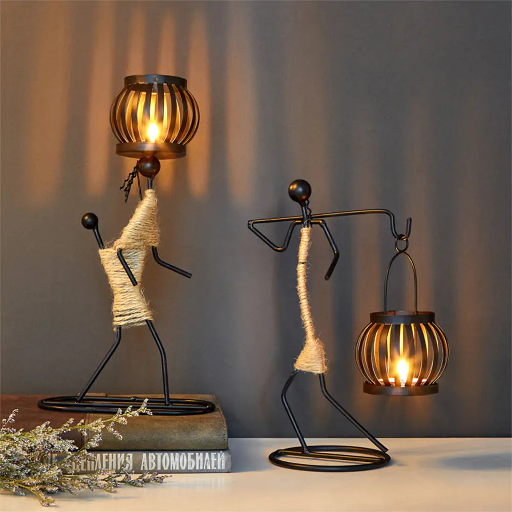 Tribal Lantern Candle Holders