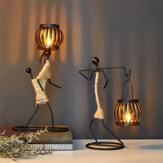 Tribal Lantern Candle Holders