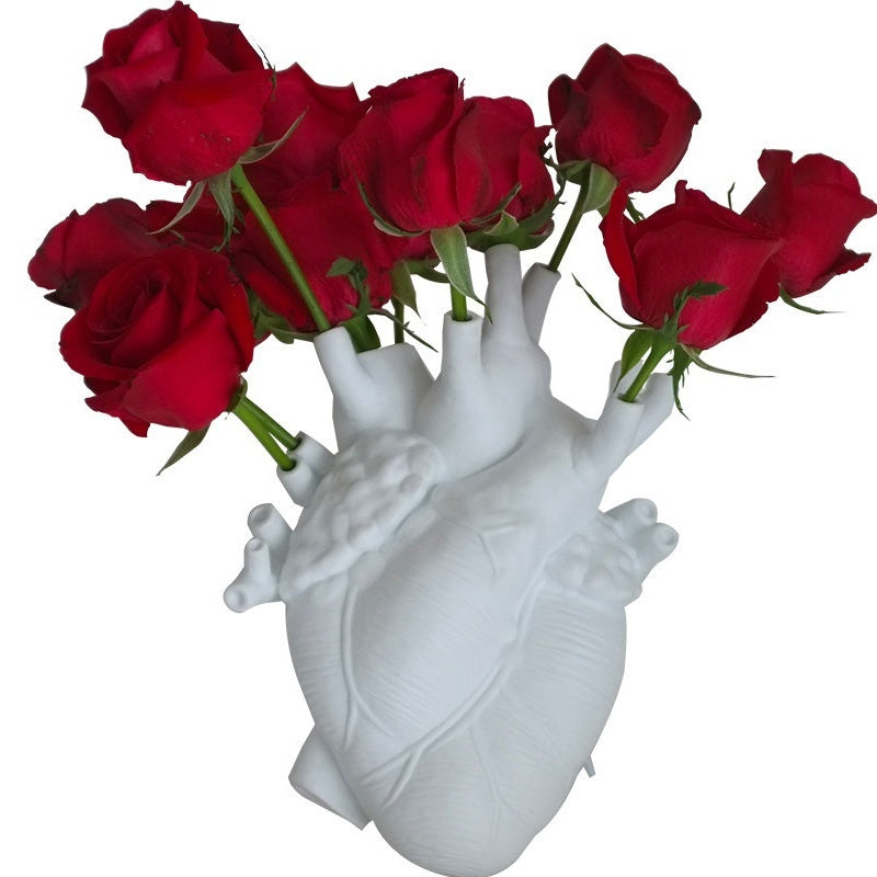 Heart Shaped Flower Vase