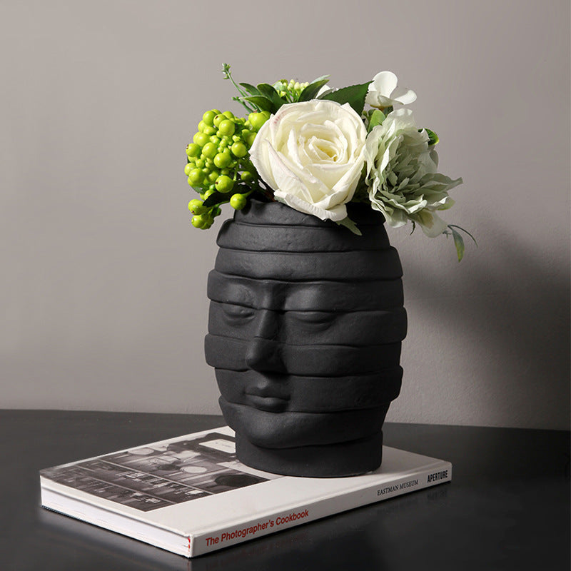 Timeless Faces Vase