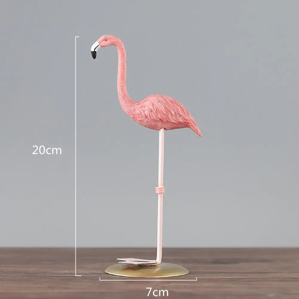 Elegant Pink Flamingo Ornament