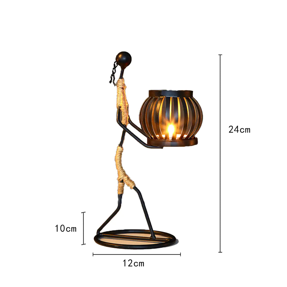 Tribal Lantern Candle Holders