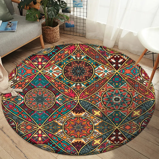 Boho Fiesta Circle Rug