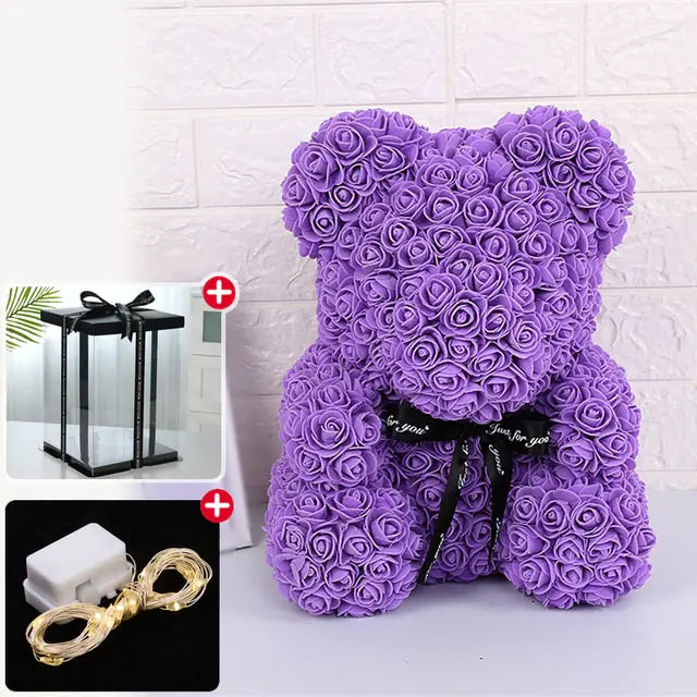 Rose Bear Gift Set