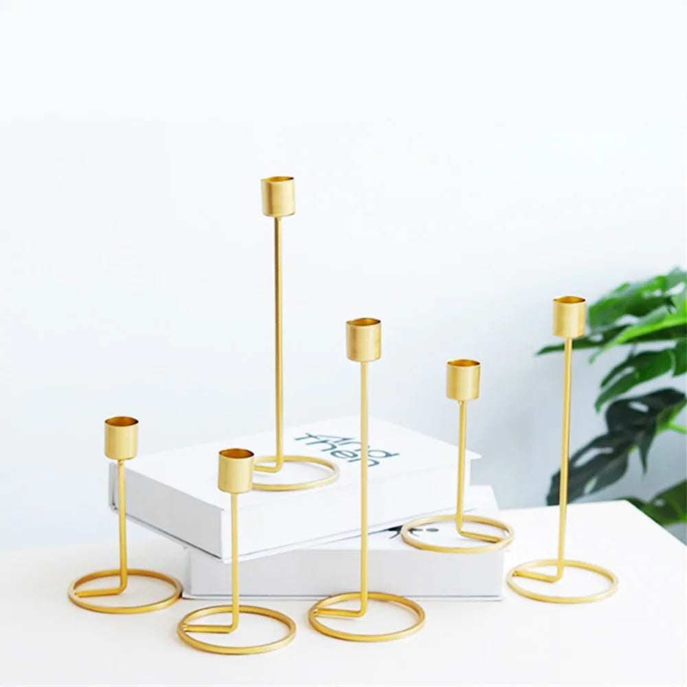 Gold Candle Holders