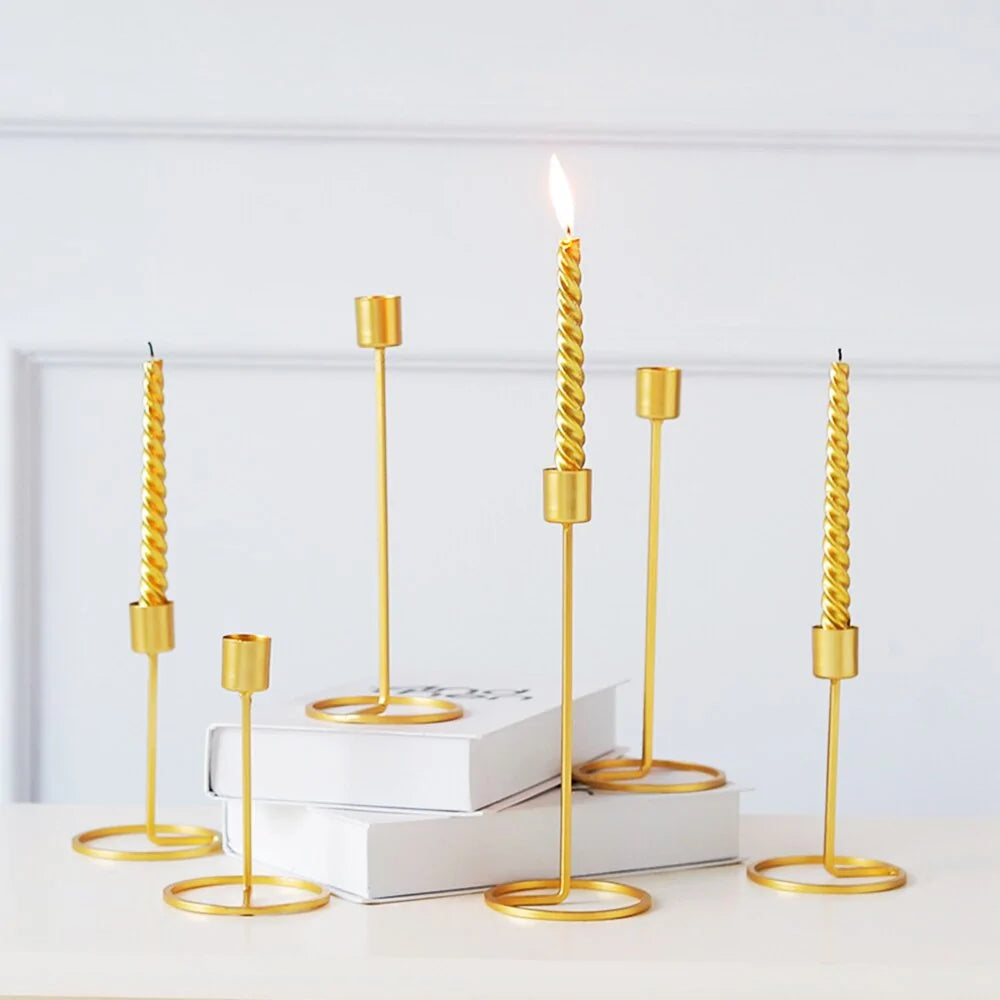 Gold Candle Holders