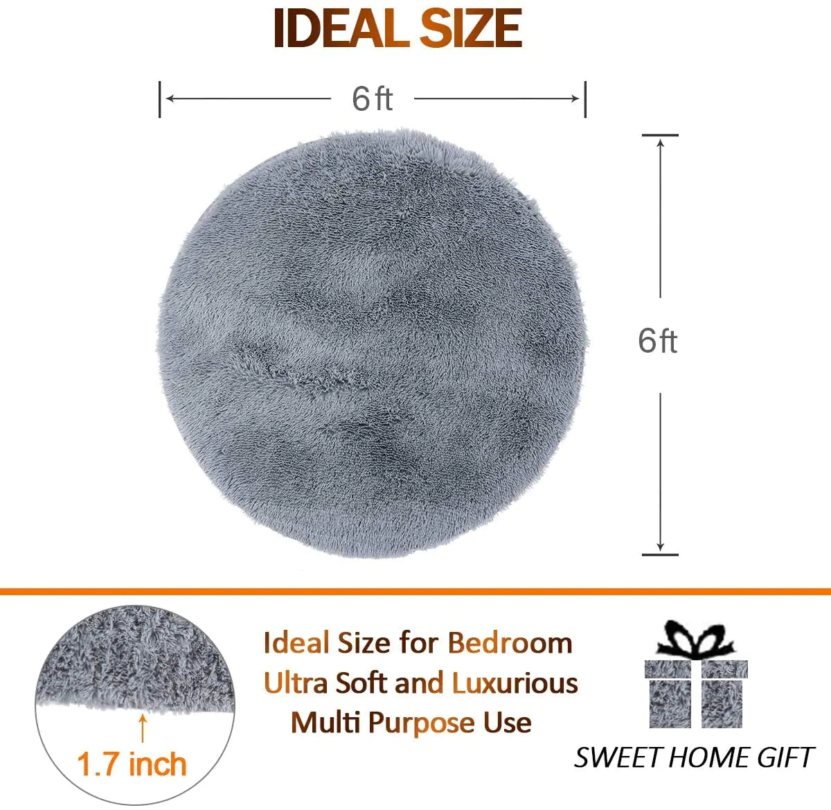 Cloud Comfort Round Rug