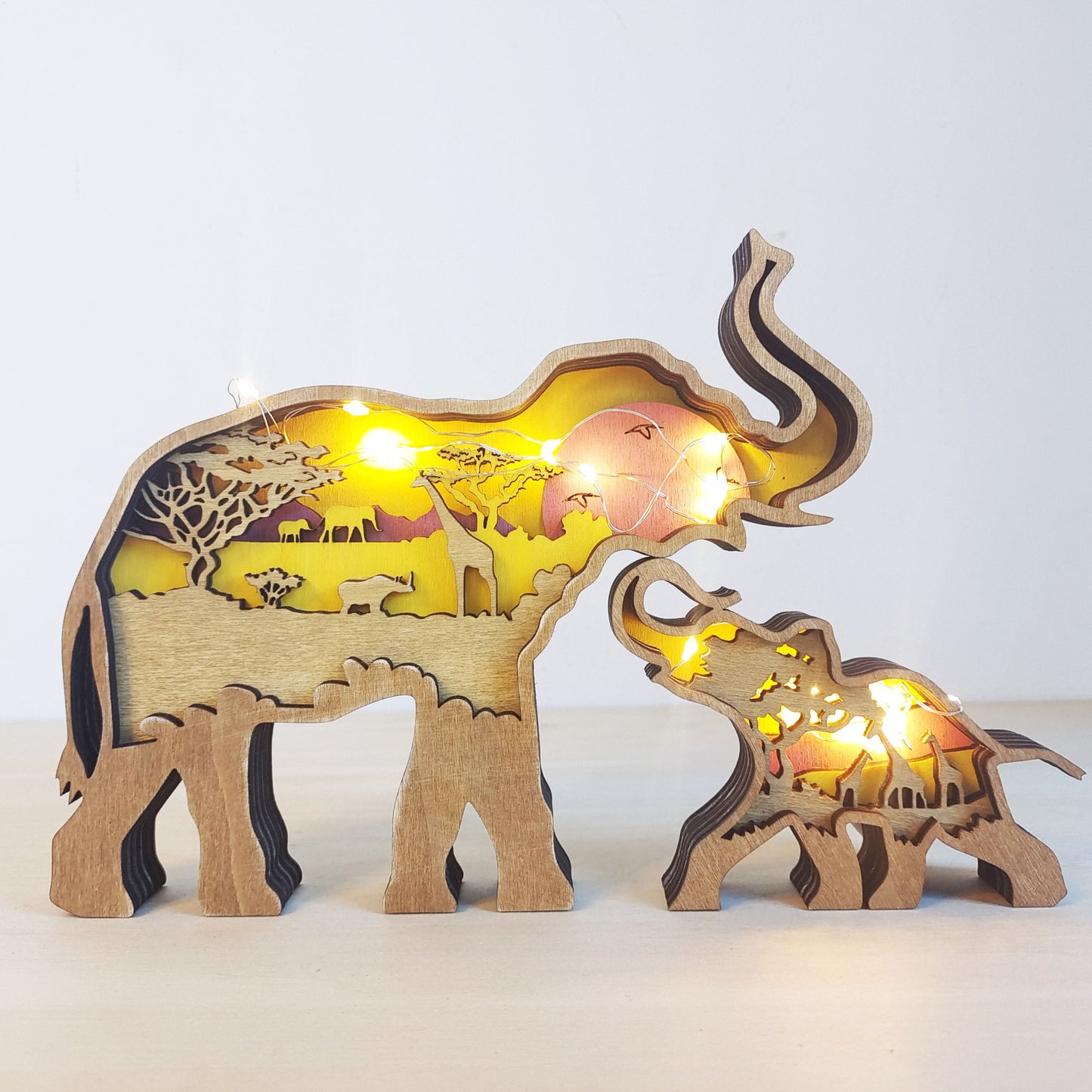 Wooden Animal Carvings