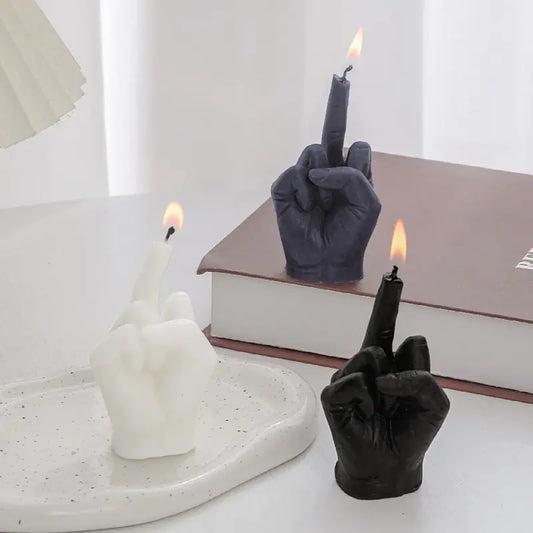 Creative Middle Finger Shaped Scented Candles