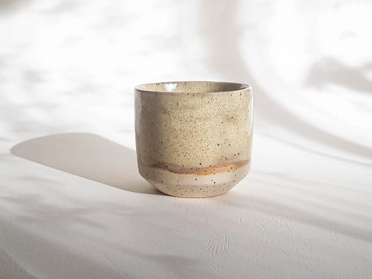 Golden Brown Stoneware Ceramic Mug