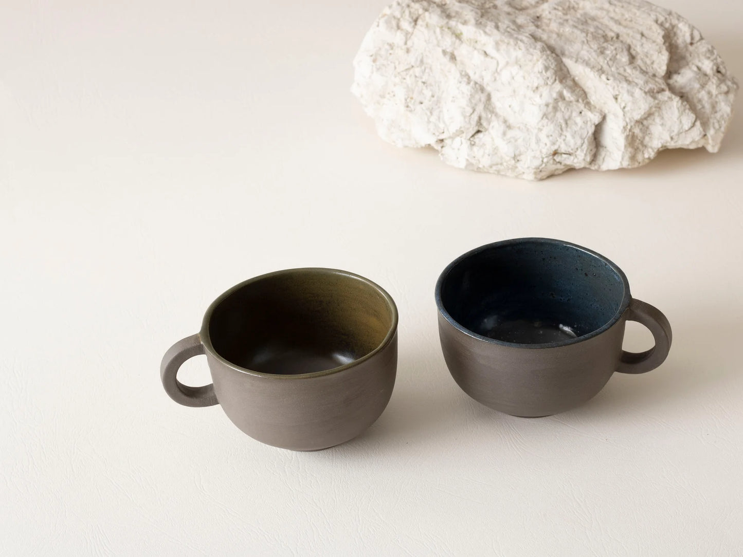 Handmade Stoneware Mugs