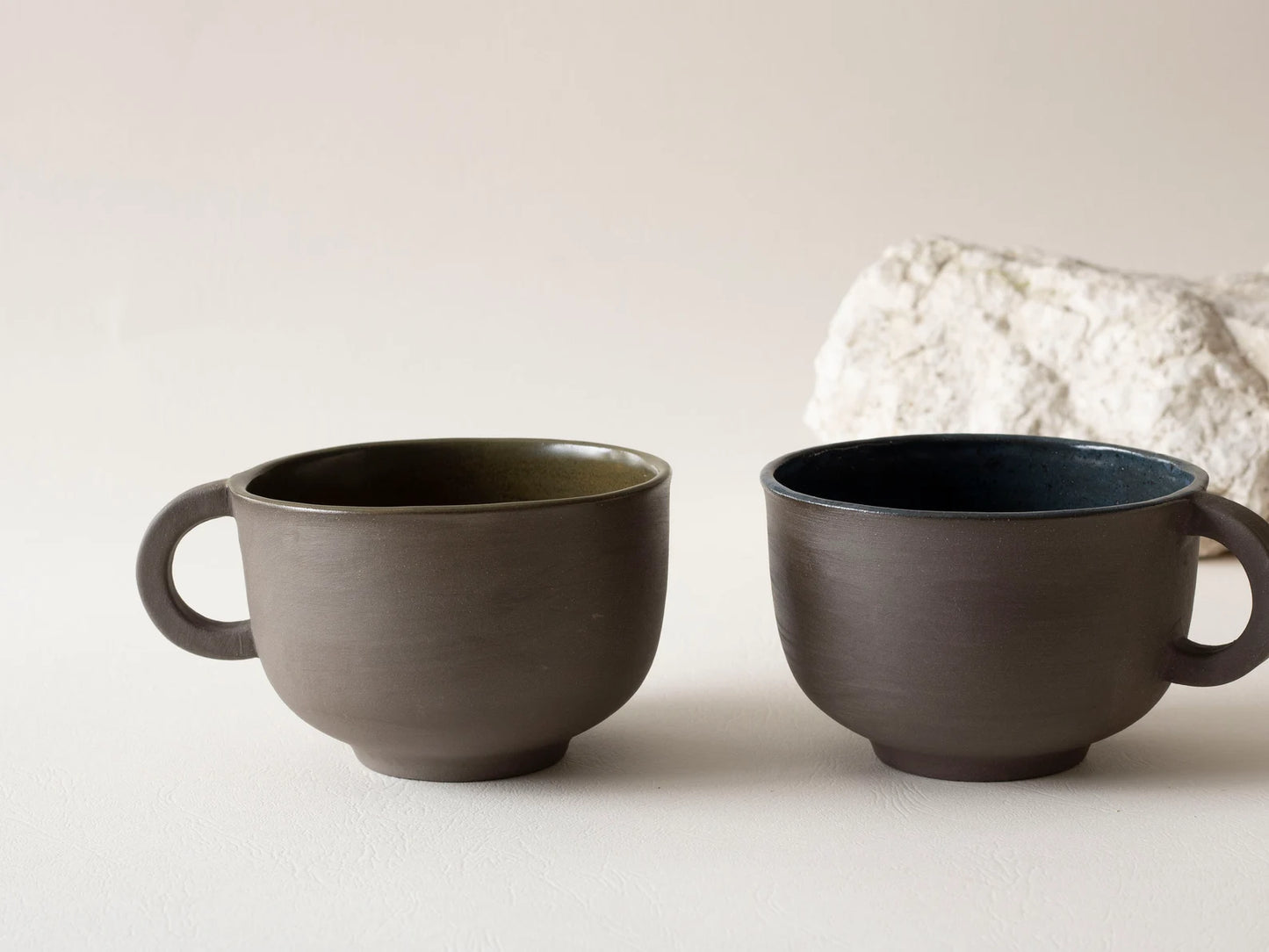 Handmade Stoneware Mugs