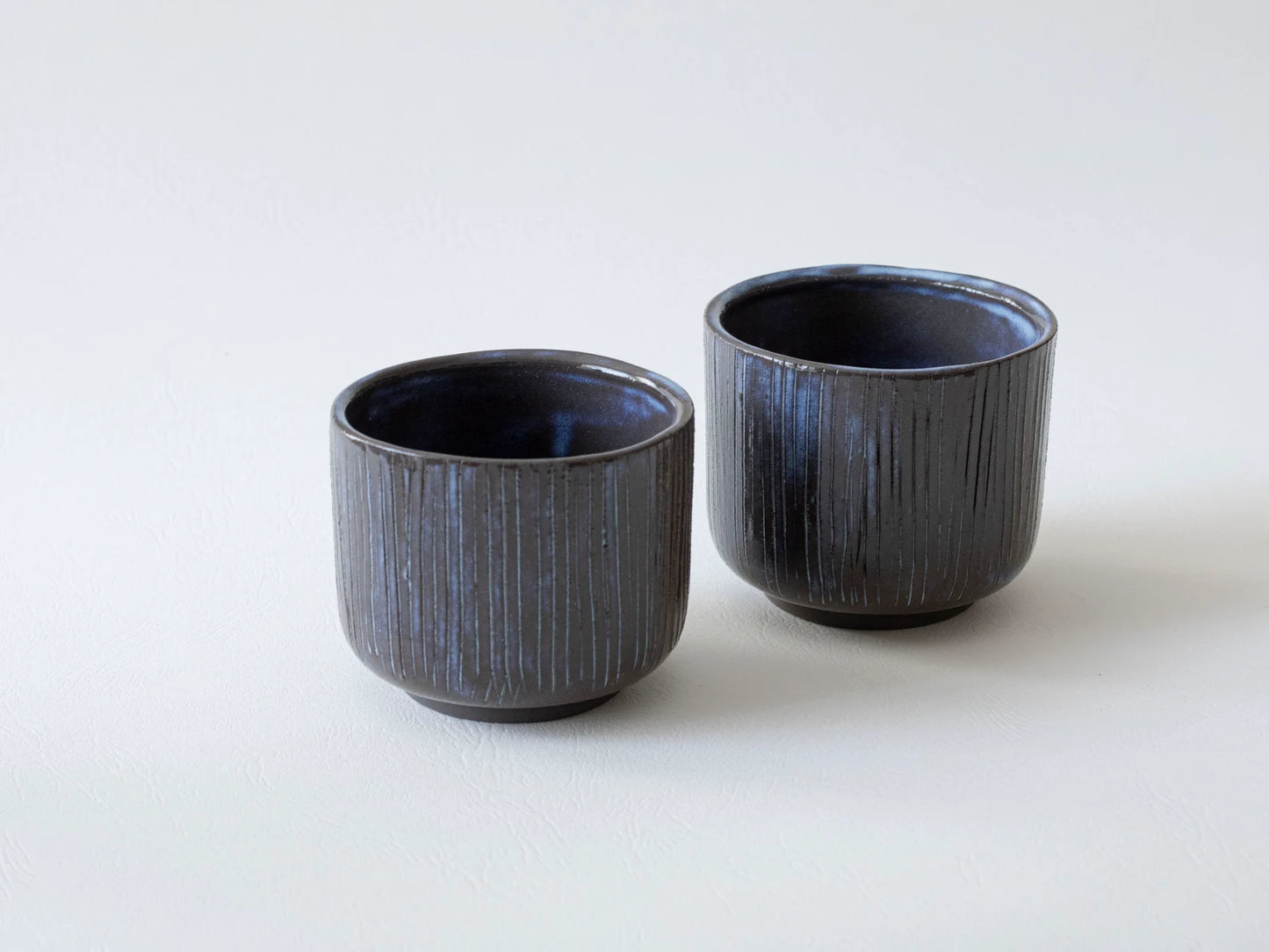 Handmade Black Stripe Cups