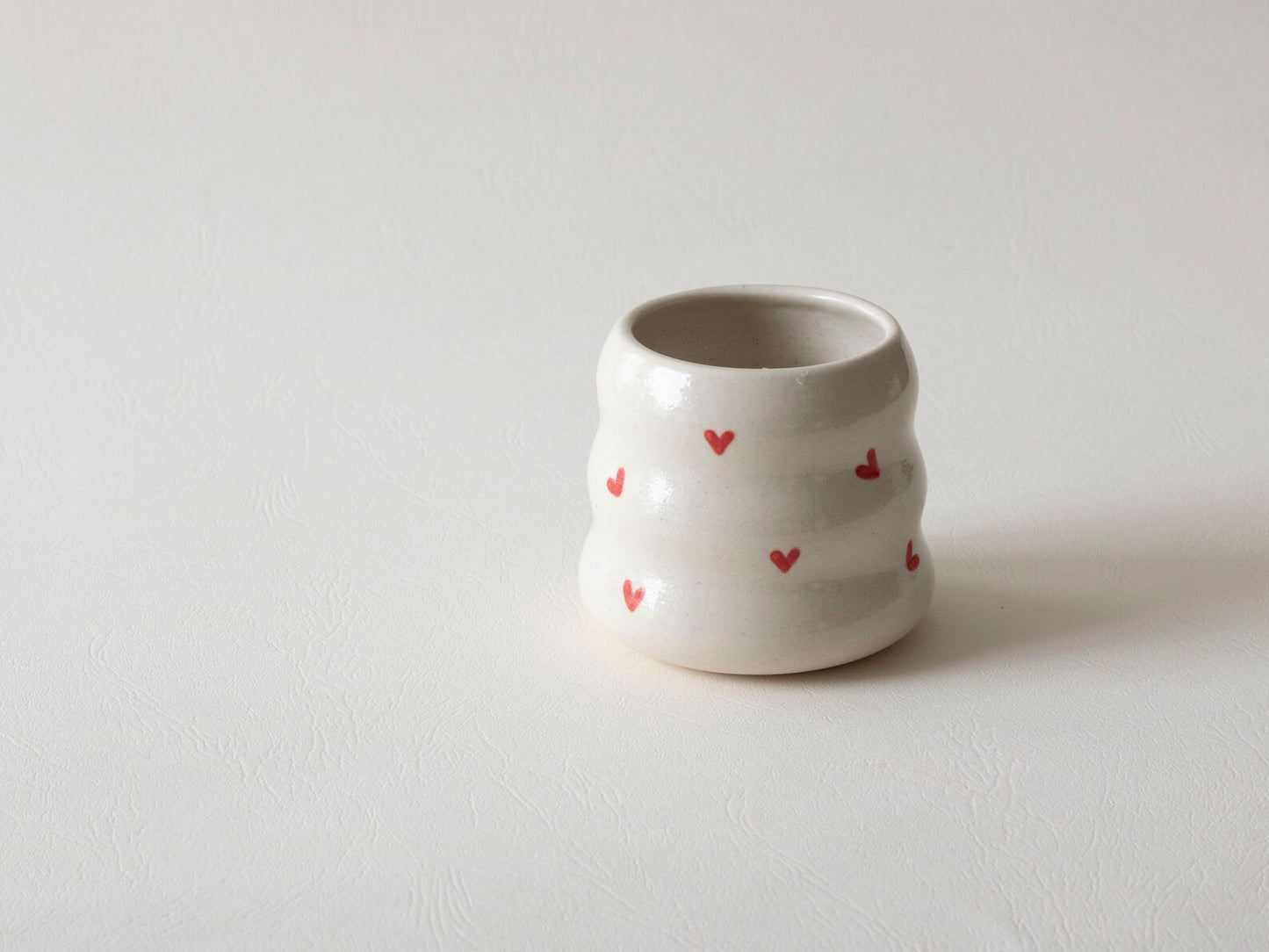 Handmade Heart Cappuccino Mug