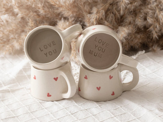 Handmade Love You Mugs