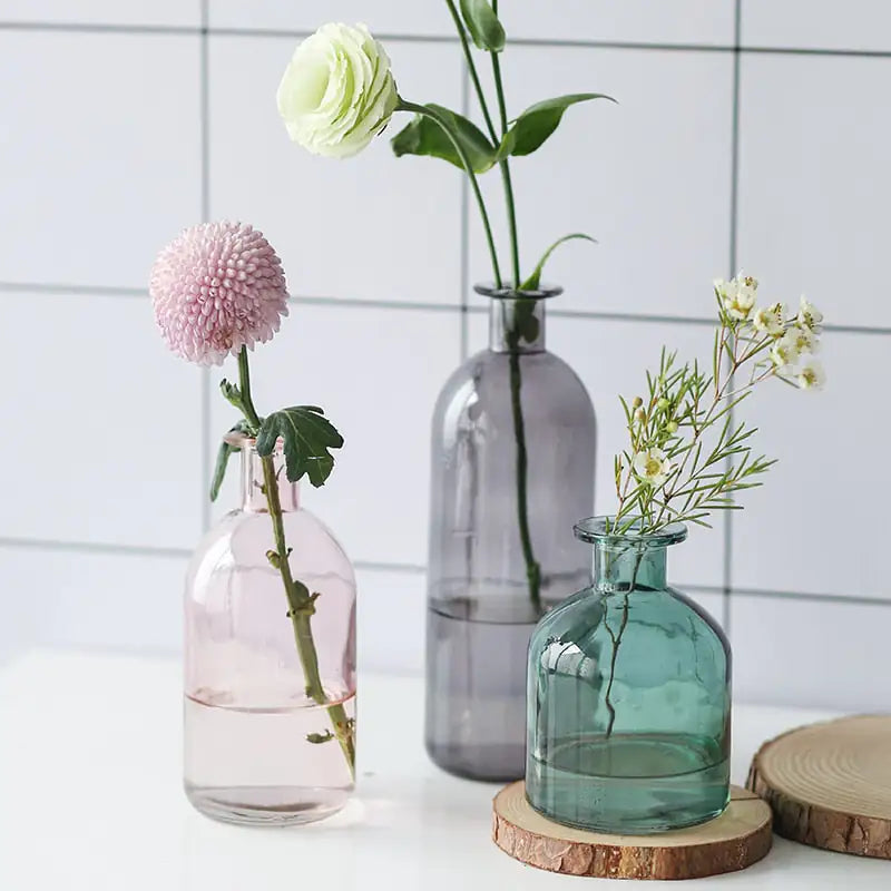 Nordic Glass Flower Vases