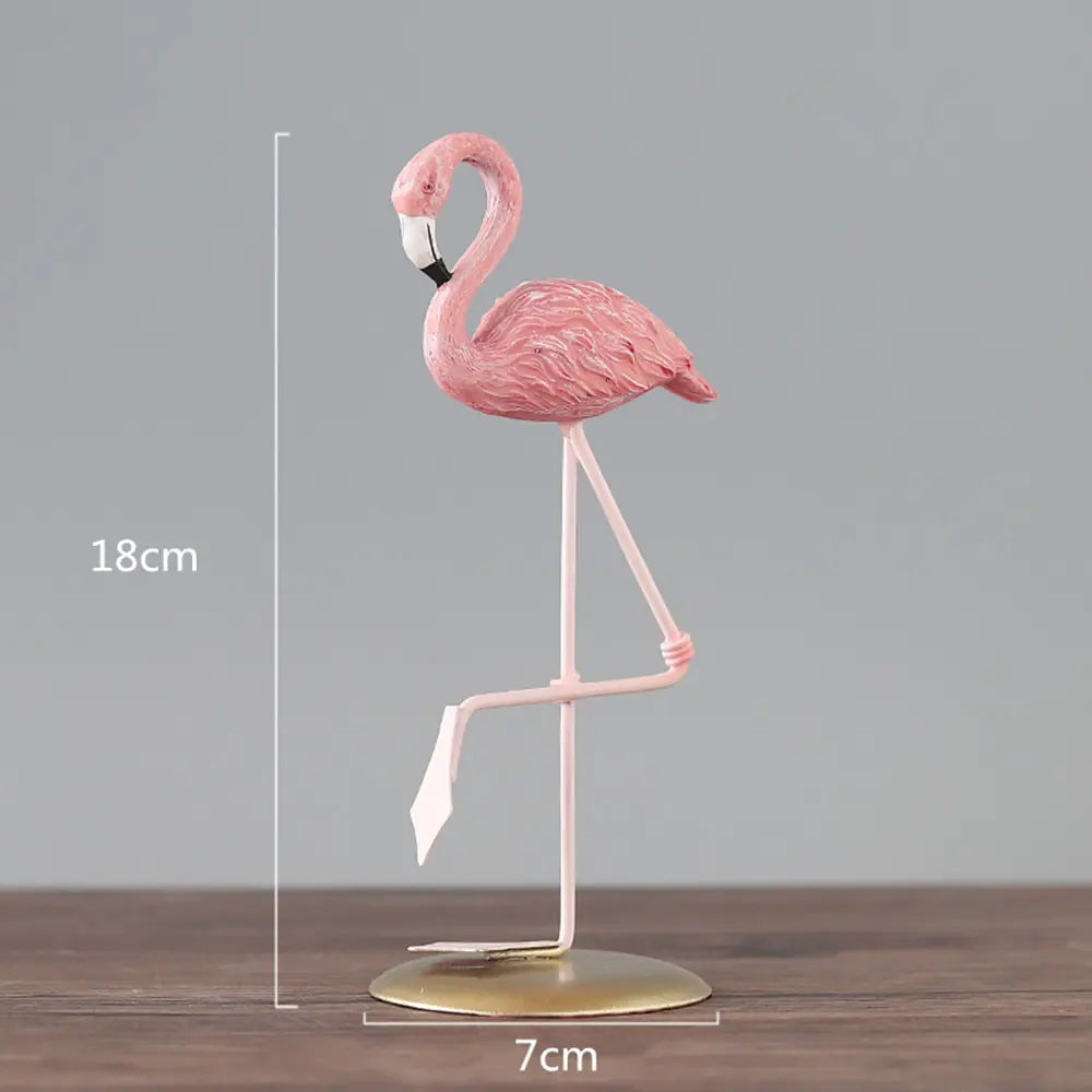 Elegant Pink Flamingo Ornament