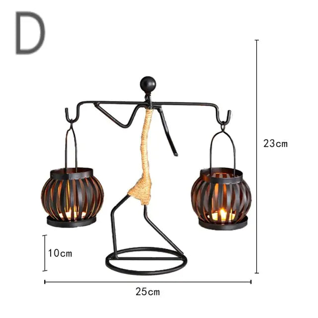 Tribal Lantern Candle Holders