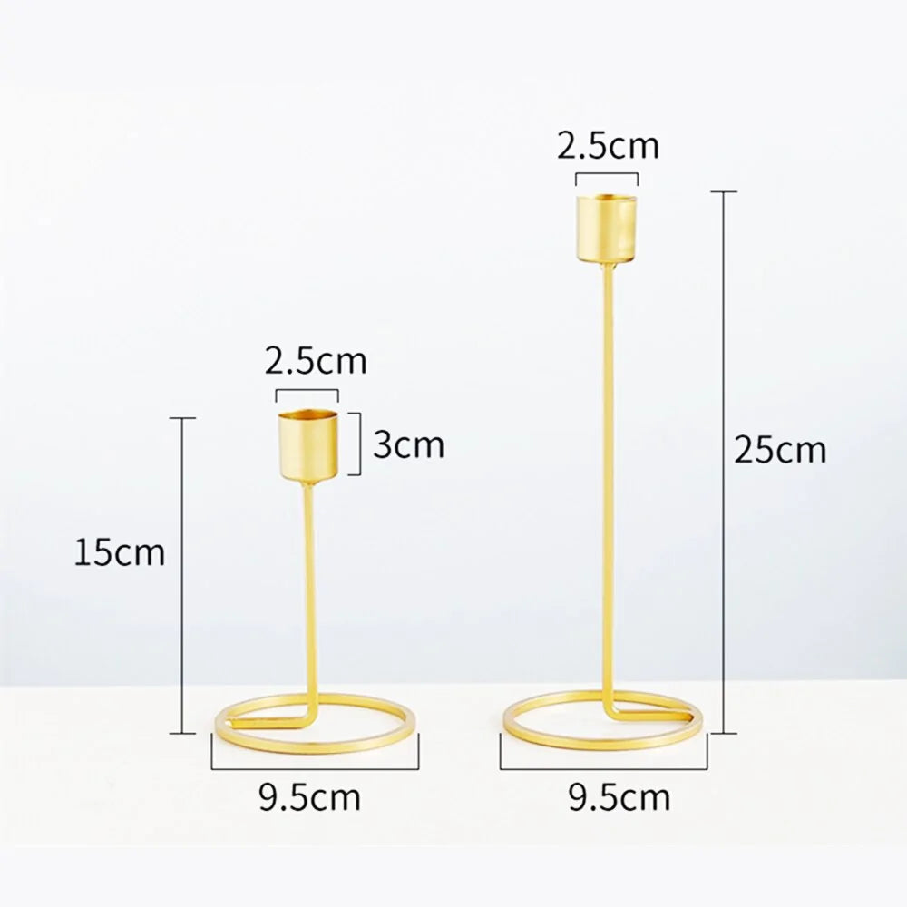 Gold Candle Holders