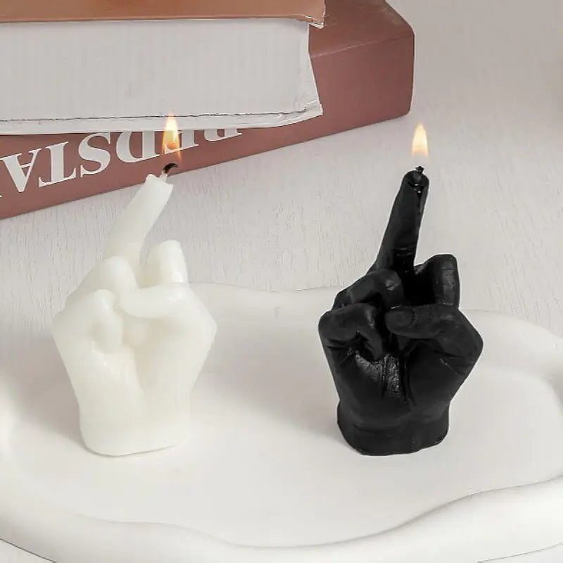 Creative Middle Finger Shaped Scented Candles