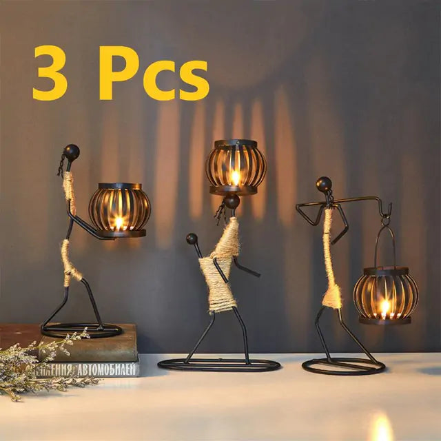 Tribal Lantern Candle Holders