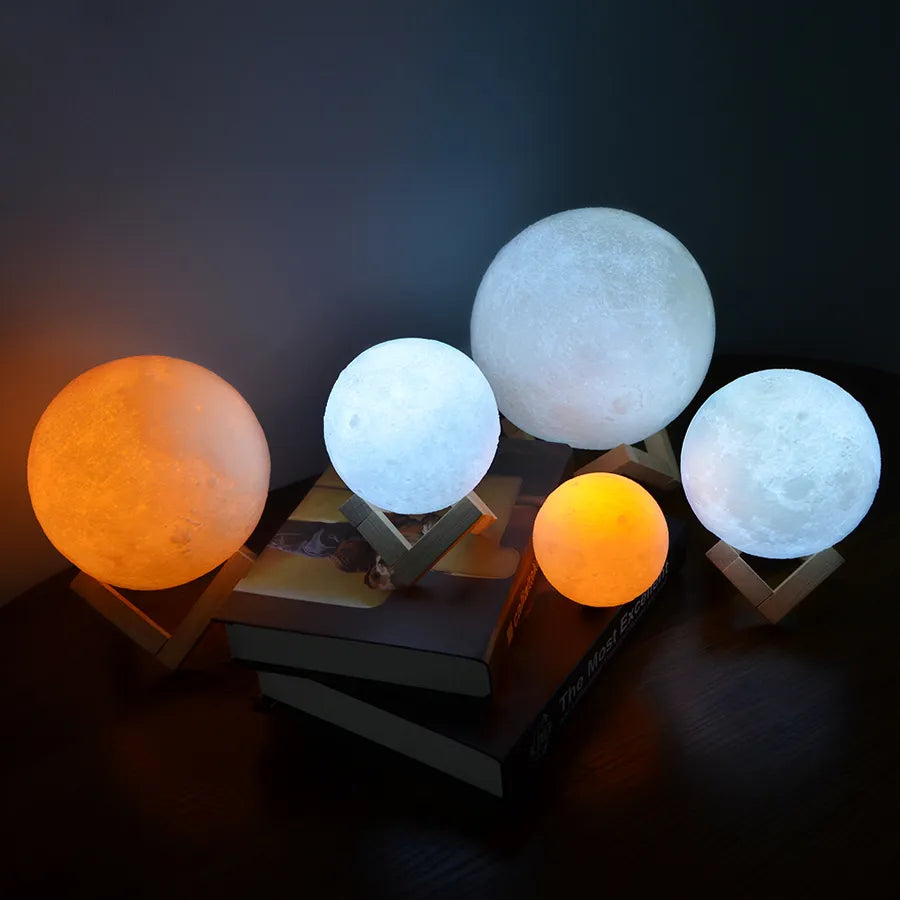 Lunar Glow 3D Moon Lamp