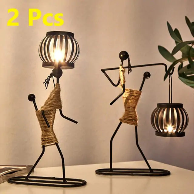 Tribal Lantern Candle Holders