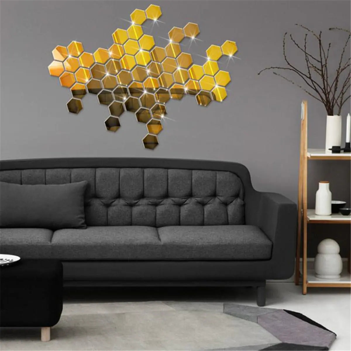 HexaReflect Wall Mirror